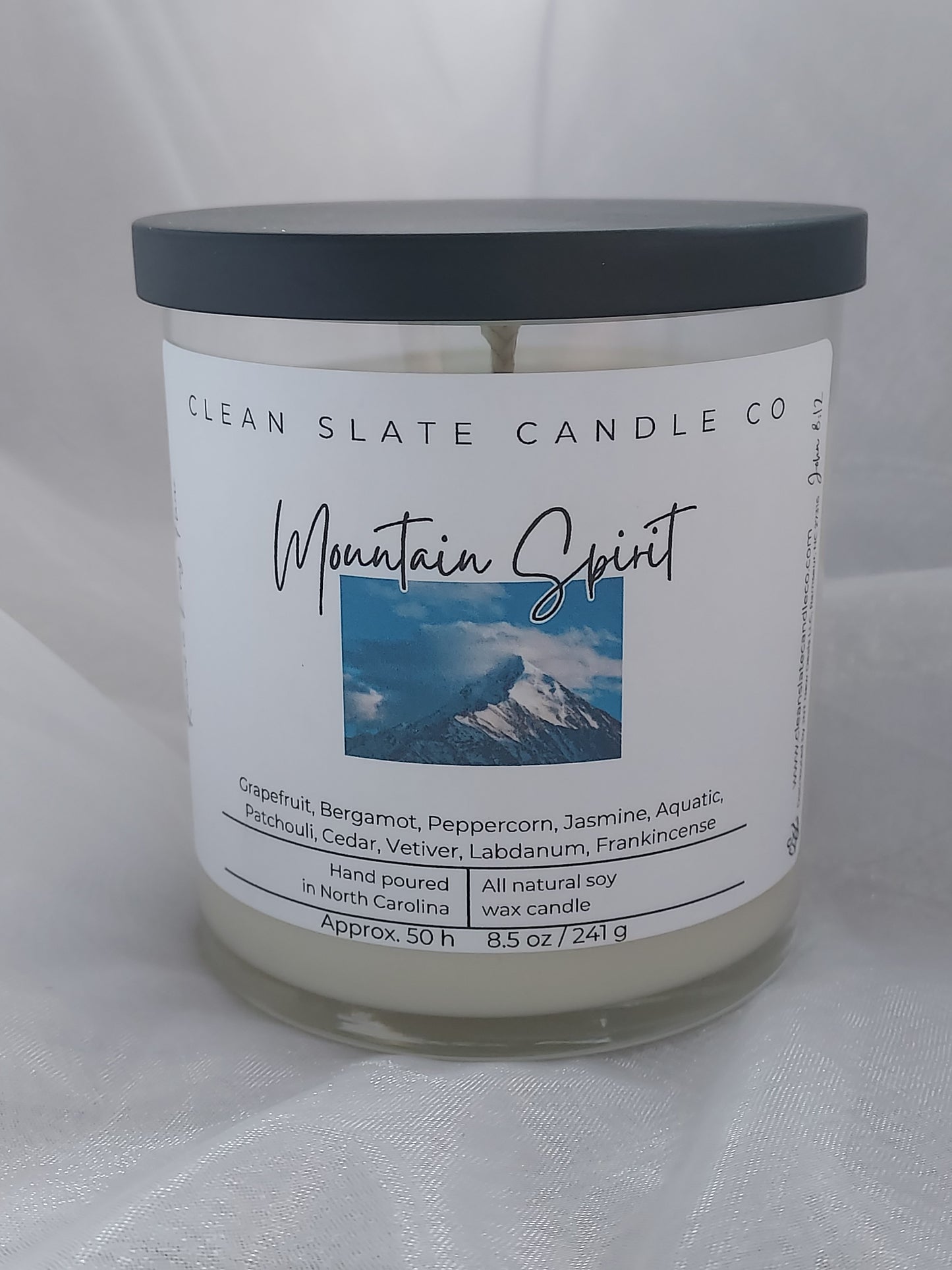 Mountain Spirit Soy Candle, 8.5 oz Glass