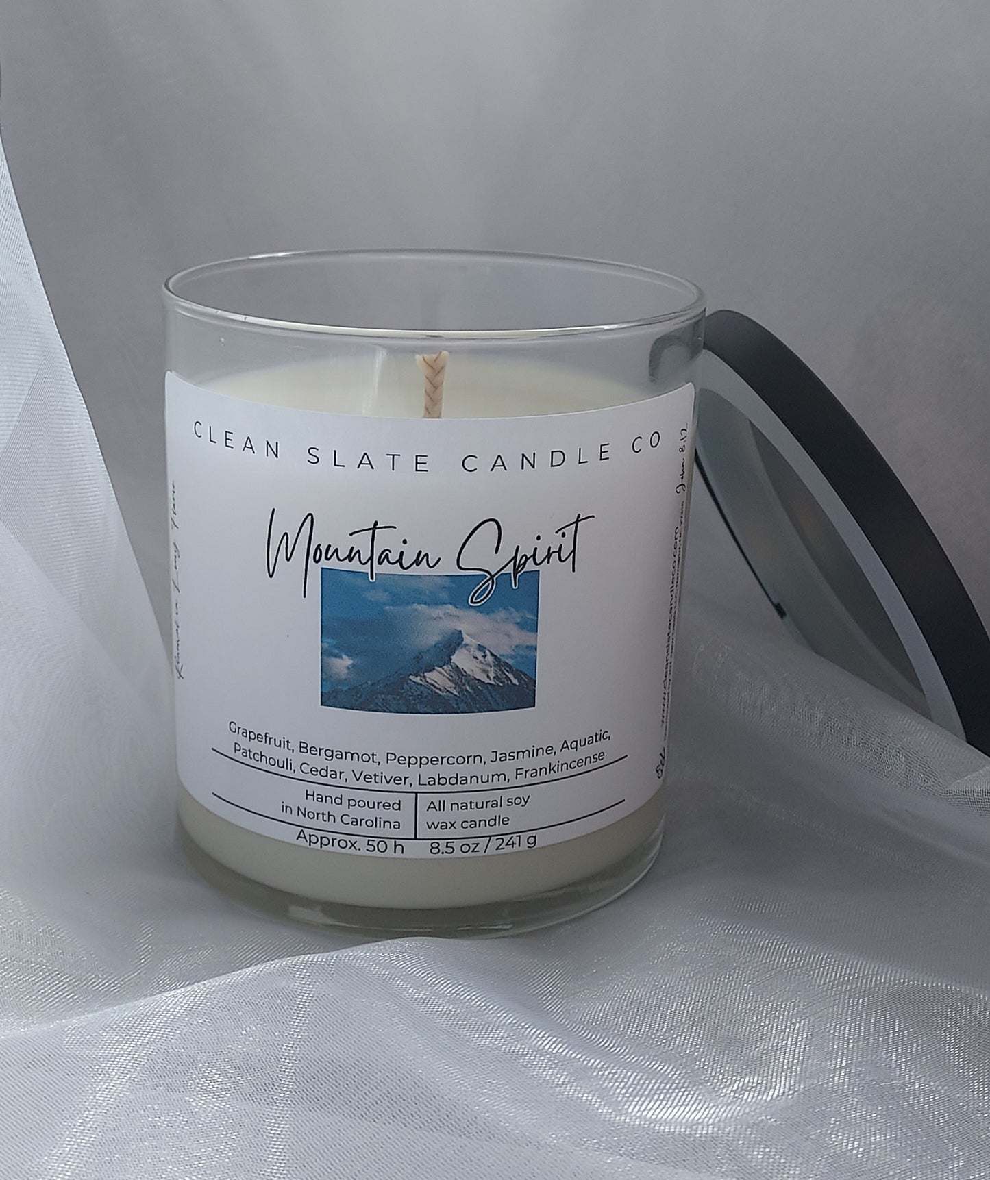 Mountain Spirit Soy Candle, 8.5 oz Glass
