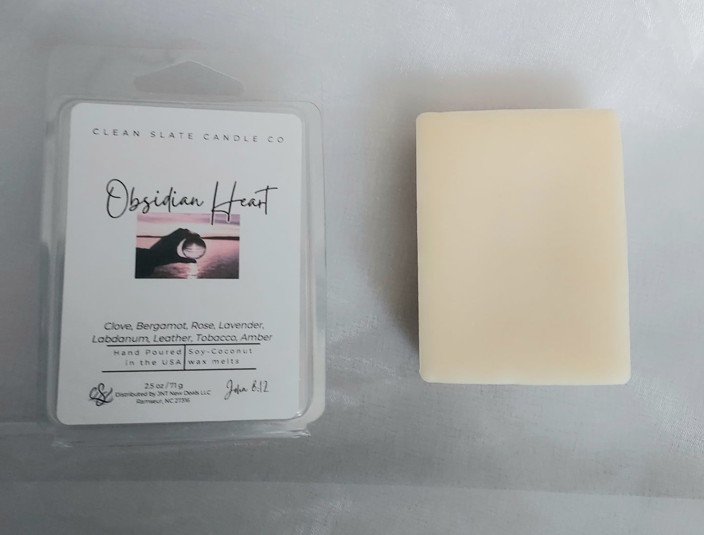 Obsidian Heart Wax Melt