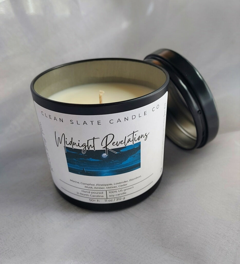 Midnight Revelations Soy Candle 11 oz (Coastal)