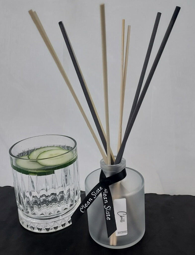 Chill Scented Reed Diffuser Frosted Round 6 oz