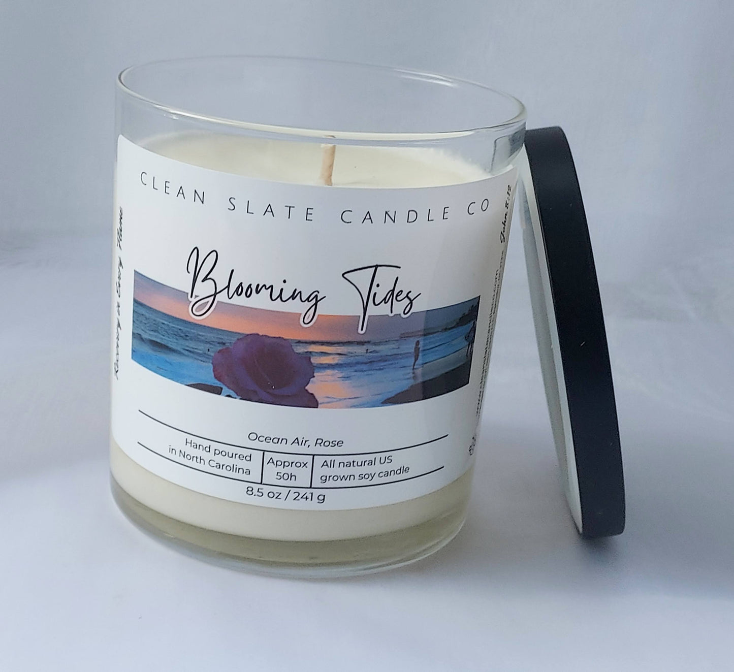 Blooming Tides Soy Scented Candle 8.5 oz