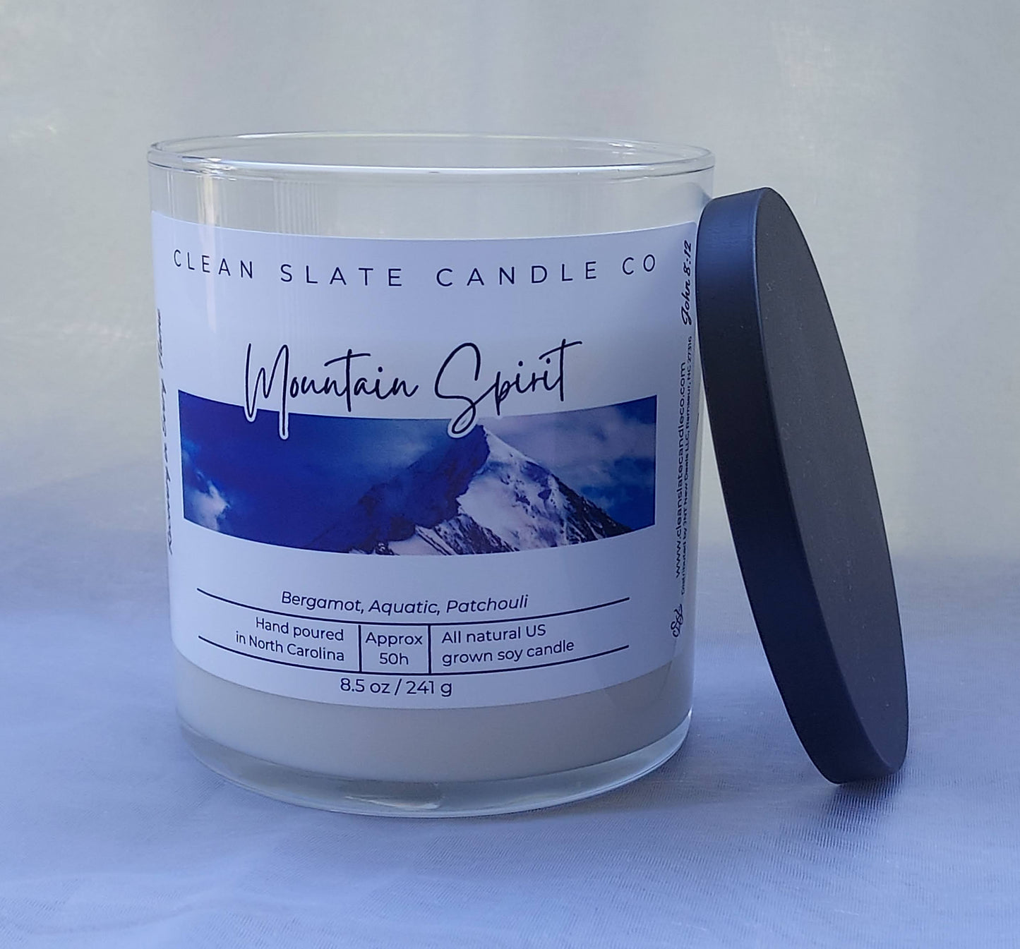 Mountain Spirit Soy Candle, 8.5 oz Glass