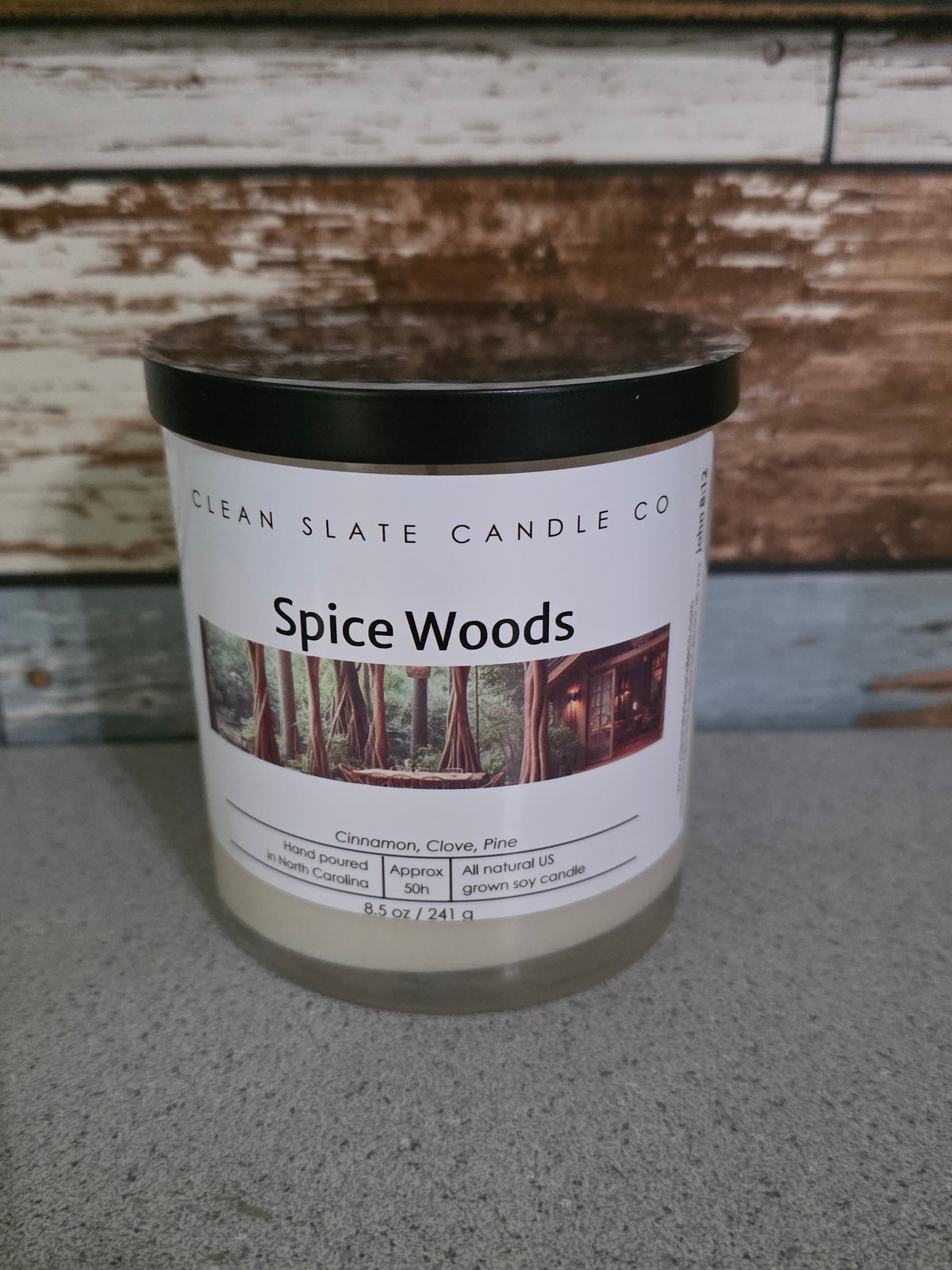 Spice Woods Refuge Candle 8.5 oz
