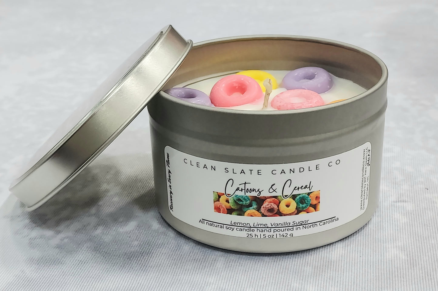 Cartoons & Cereal Soy Candle 5 oz (Fruity)