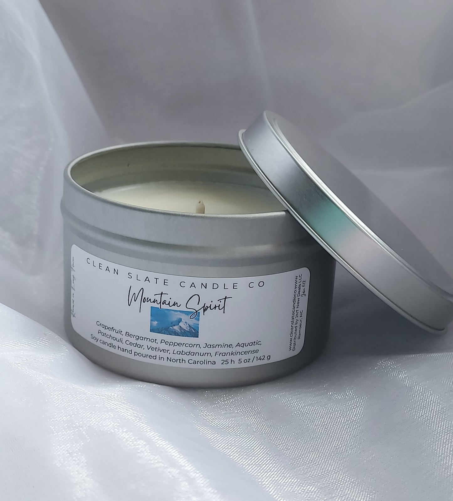 Mountain Spirit Soy Candle, 5 oz tin