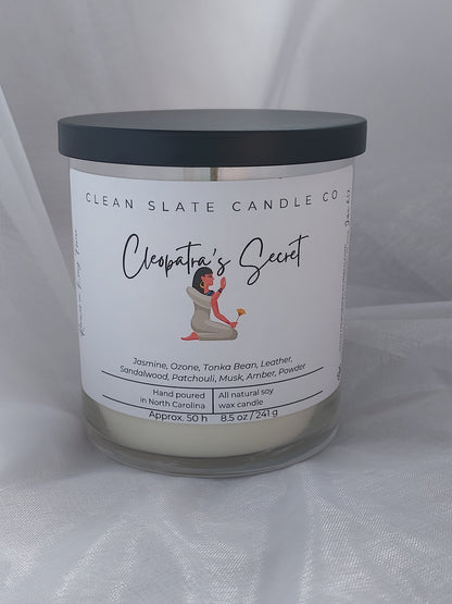 Cleopatra's Secret Candle 8.5 oz Glass