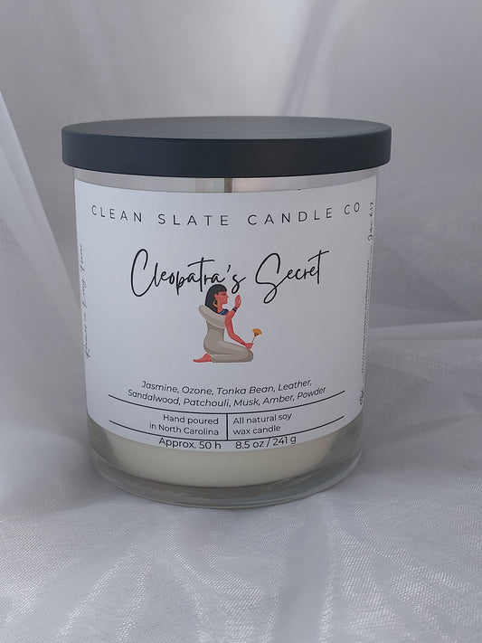 Cleopatra's Secret Candle 8.5 oz Glass