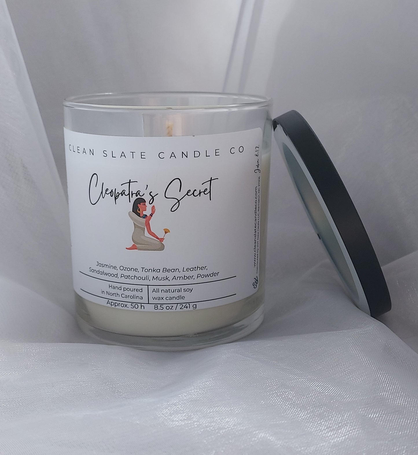 Cleopatra's Secret Candle 8.5 oz Glass