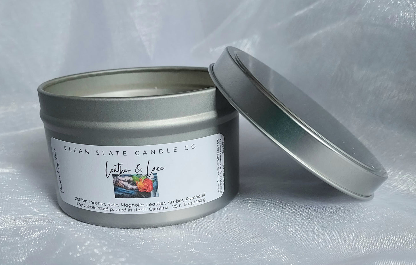 Leather & Lace Scented Candle 5 oz
