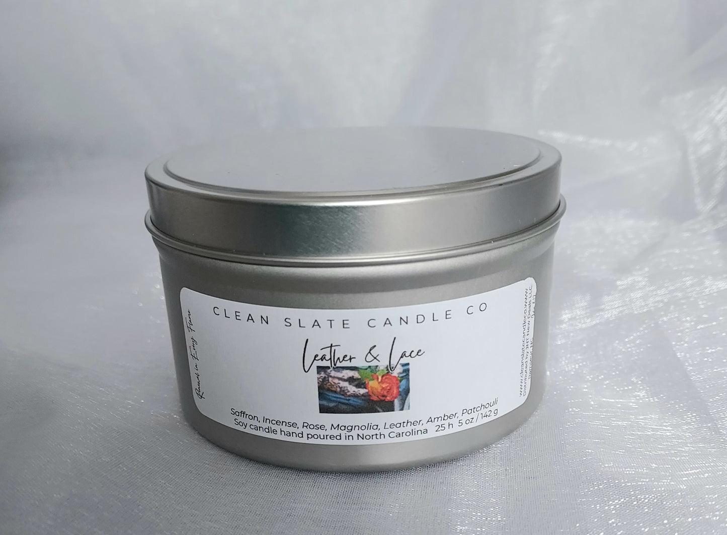 Leather & Lace Scented Candle 5 oz