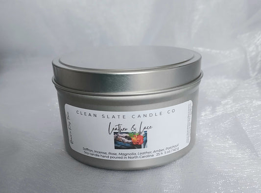 Leather & Lace Scented Candle 5 oz
