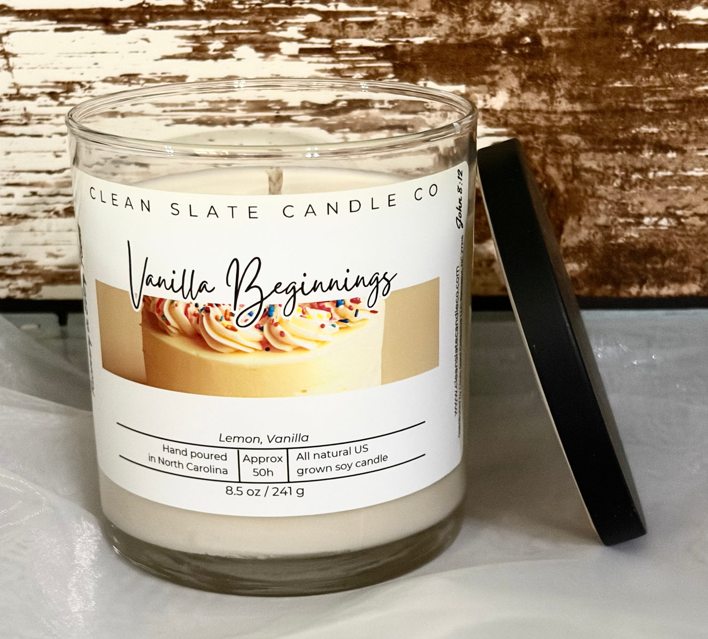 Vanilla Beginnings Soy Candle 8.5 oz