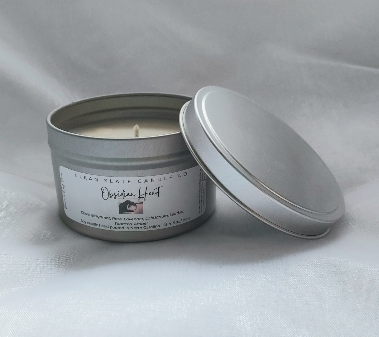 Obsidian Heart Scented Candle 5 oz
