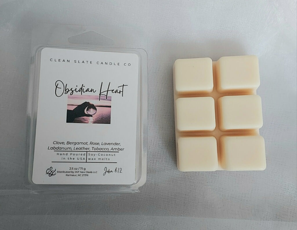 Obsidian Heart Wax Melt