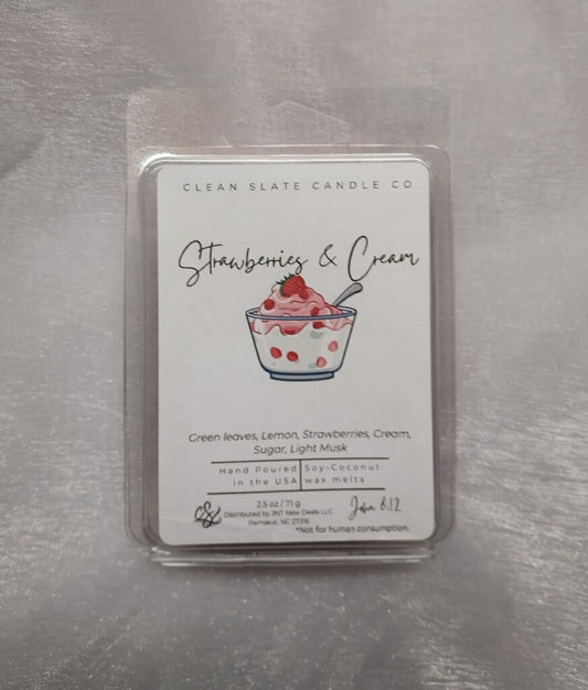 Strawberries & Cream Wax Melts