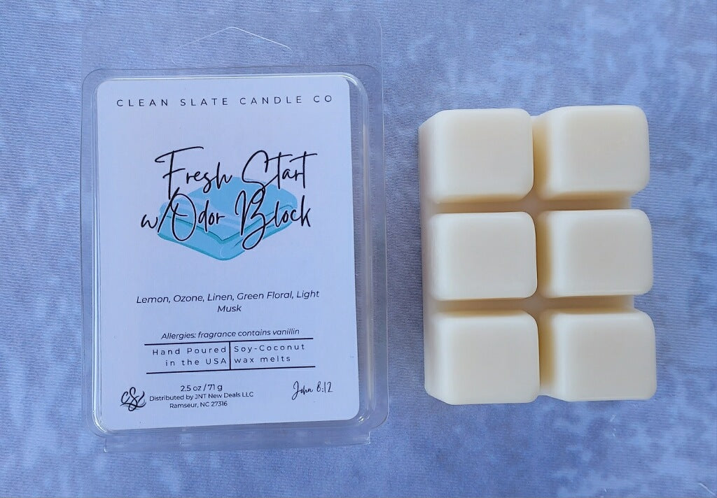 Fresh Start with Odor Block Wax Melt (Linen)