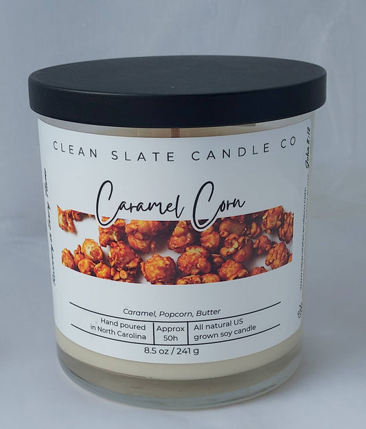 Caramel Corn Soy Scented Candle 8.5 oz