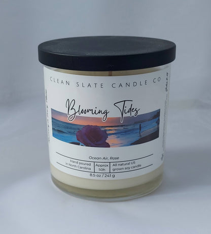 Blooming Tides Soy Scented Candle 8.5 oz