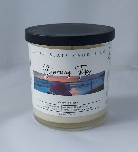 Blooming Tides Soy Scented Candle 8.5 oz