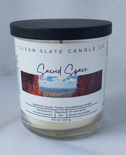 Sacred Space Candle 8.5 oz Glass