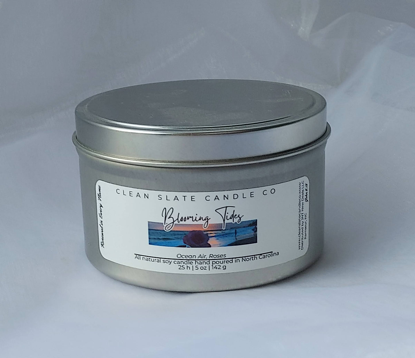 Blooming Tides Soy Scented Candle 5 oz