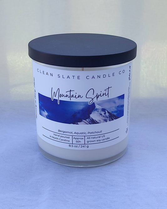 Mountain Spirit Soy Candle, 8.5 oz Glass