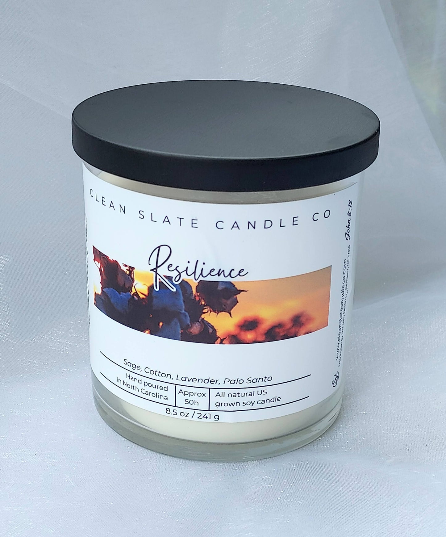 Resilience Soy Candle 8.5 oz (Cotton)
