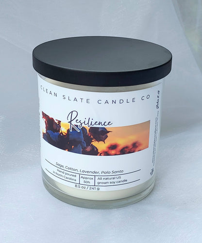 Resilience Soy Candle 8.5 oz (Cotton)