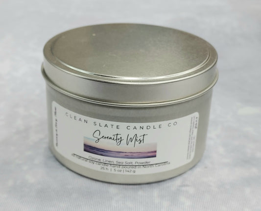 Serenity Mist Soy Candle 5 oz (Coastal)