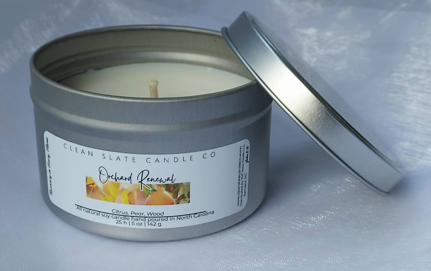 Orchard Renewal Scented Soy Candle 5 oz (Fruity)