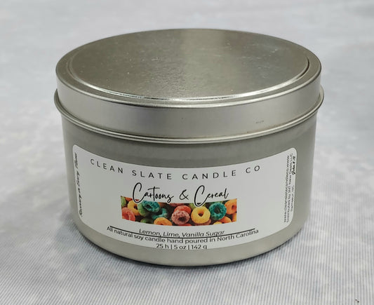 Cartoons & Cereal Soy Candle 5 oz (Fruity)