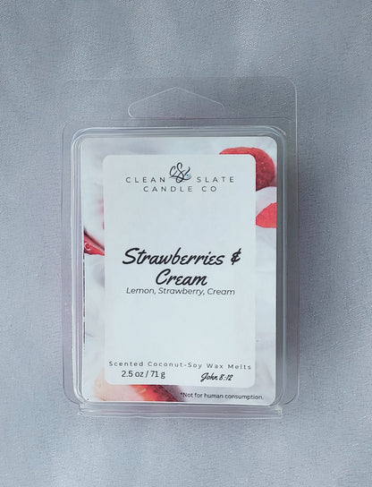Strawberries & Cream Wax Melts