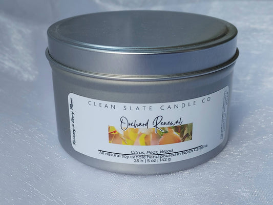 Orchard Renewal Scented Soy Candle 5 oz (Fruity)