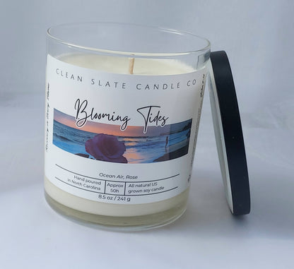 Blooming Tides Soy Scented Candle 8.5 oz