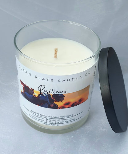 Resilience Soy Candle 8.5 oz (Cotton)