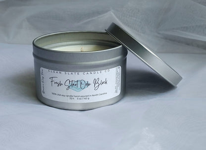Fresh Start with Odor Block Soy Candle 5 oz (Linen)