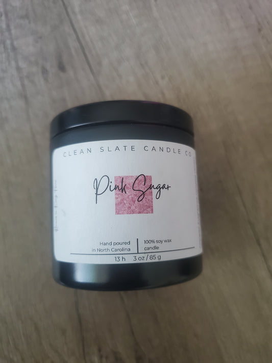 Pink Sugar Soy Candle 3 oz
