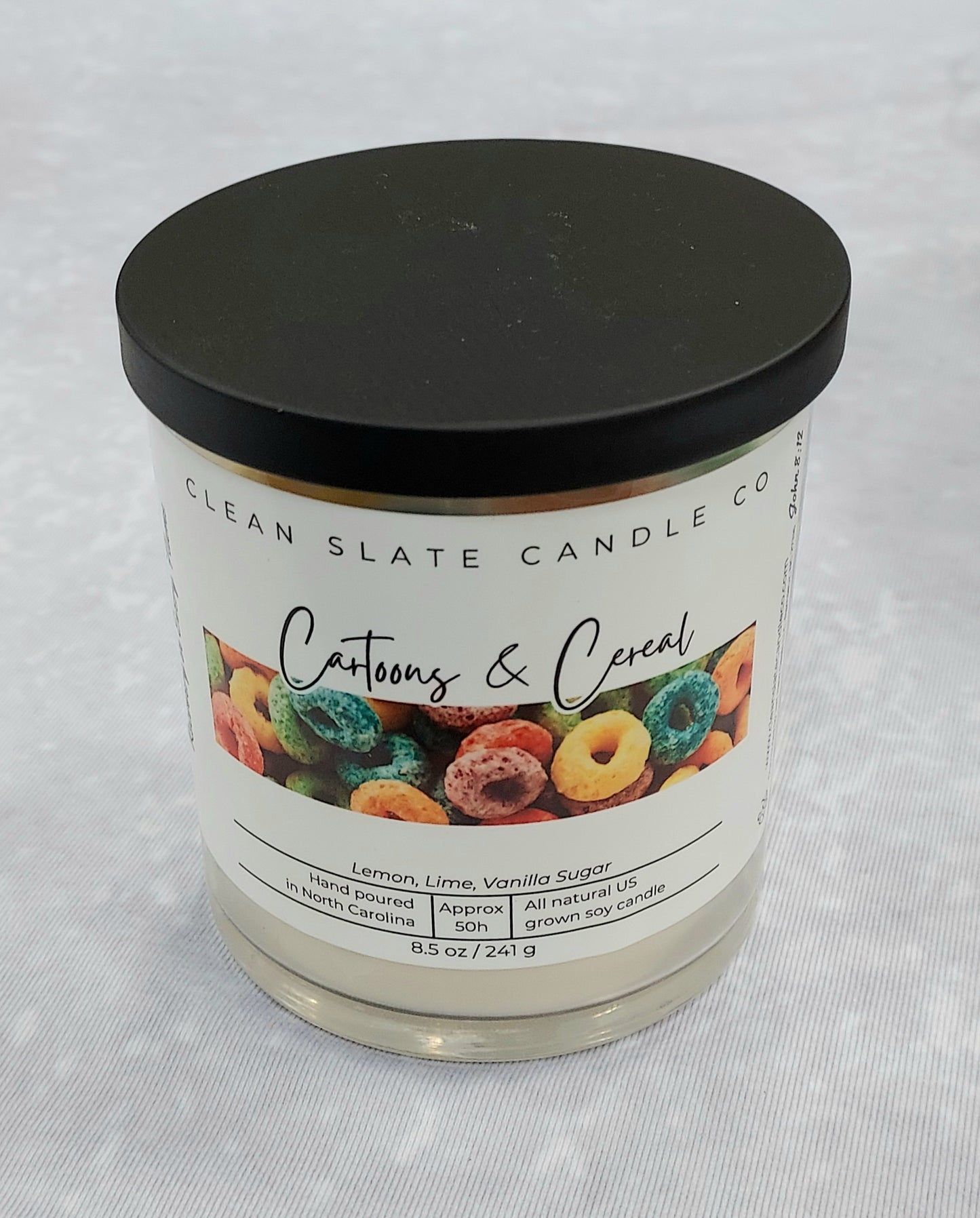 Cartoons & Cereal Soy Candle 8.5 oz (Fruity)