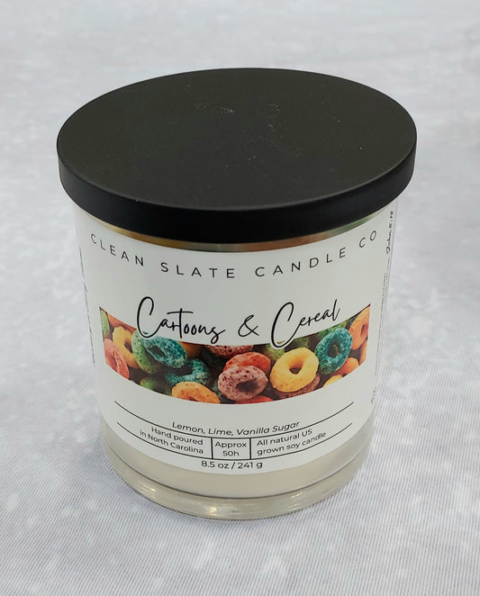 Cartoons & Cereal Soy Candle 8.5 oz (Fruity)