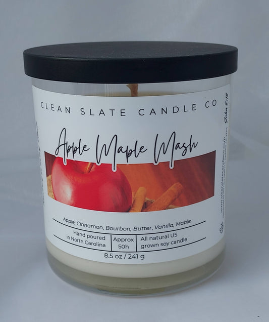 Apple Maple Mash Soy Scented Candle 8.5 oz