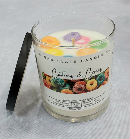 Cartoons & Cereal Soy Candle 8.5 oz (Fruity)